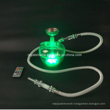 2017 New Style China Portable Apple Shape Shisha with LED Acrylic Hookah